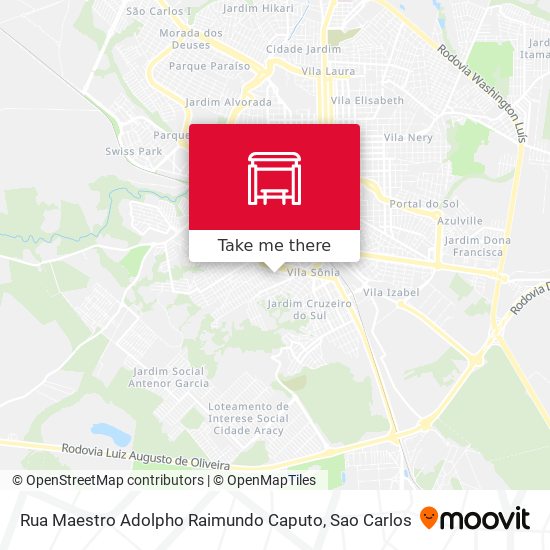 Rua Maestro Adolpho Raimundo Caputo map