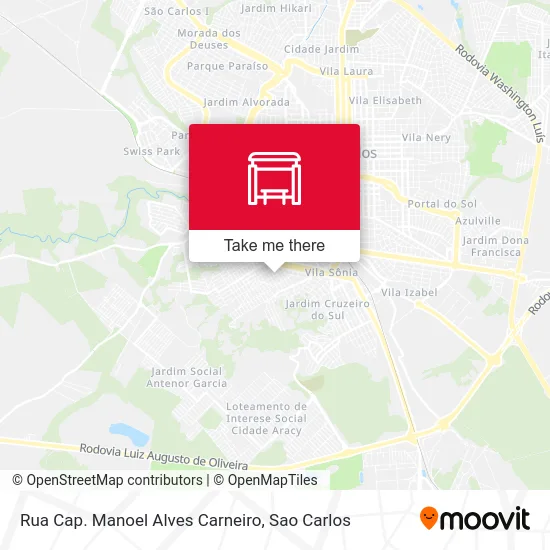 Rua Cap. Manoel Alves Carneiro map