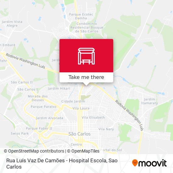 Mapa Rua Luís Vaz De Camões - Hospital Escola