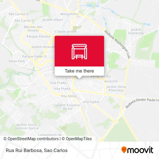 Rua Rui Barbosa map
