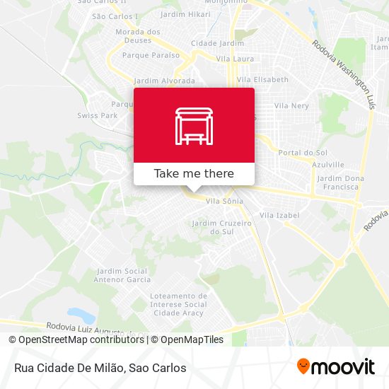 Rua Cidade De Milão map