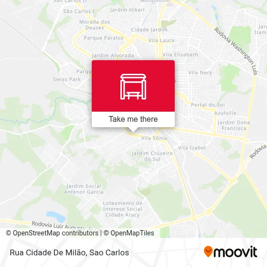 Rua Cidade De Milão map