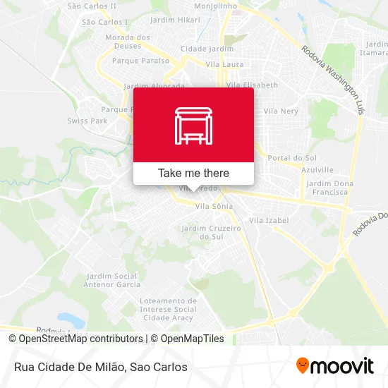 Rua Cidade De Milão map