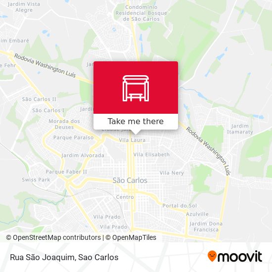 Rua São Joaquim map