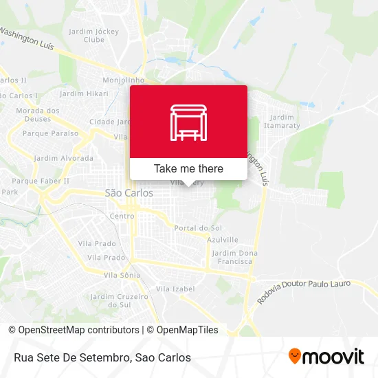 Rua Sete De Setembro map
