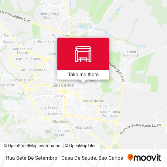 Rua Sete De Setembro - Casa De Saúde map