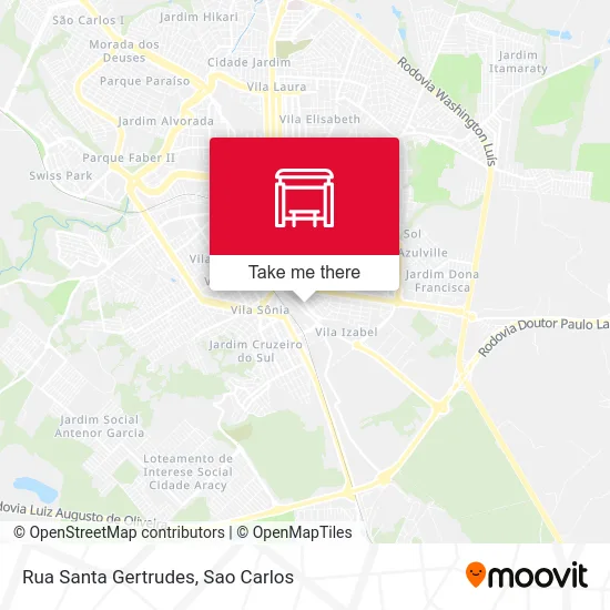 Rua Santa Gertrudes map