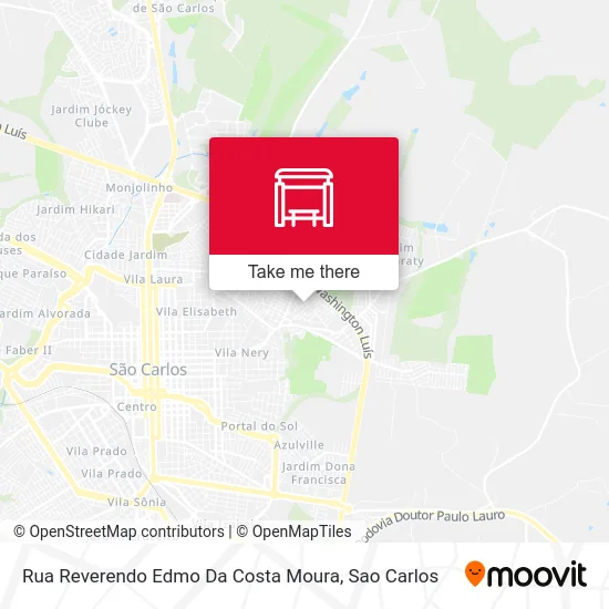 Rua Reverendo Edmo Da Costa Moura map