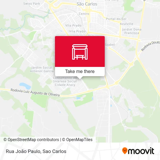 Rua João Paulo map