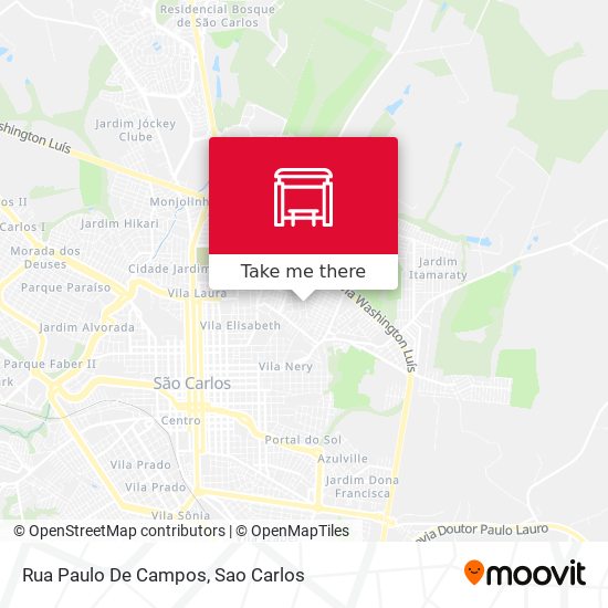 Mapa Rua Paulo De Campos