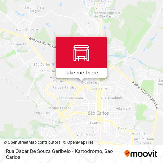 Rua Oscár De Souza Geribelo - Kartódromo map