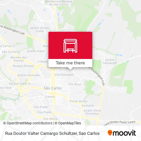 Rua Doutor Valter Camargo Schultzer map