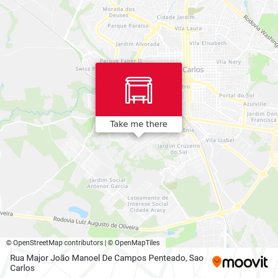 Rua Major João Manoel De Campos Penteado map