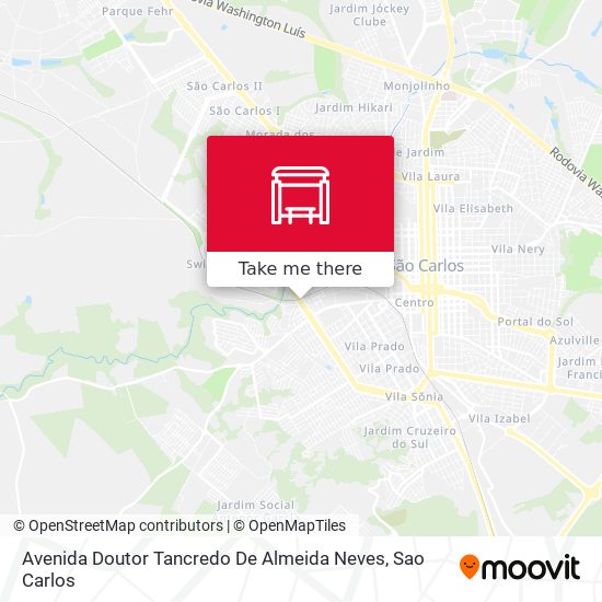 Avenida Doutor Tancredo De Almeida Neves map