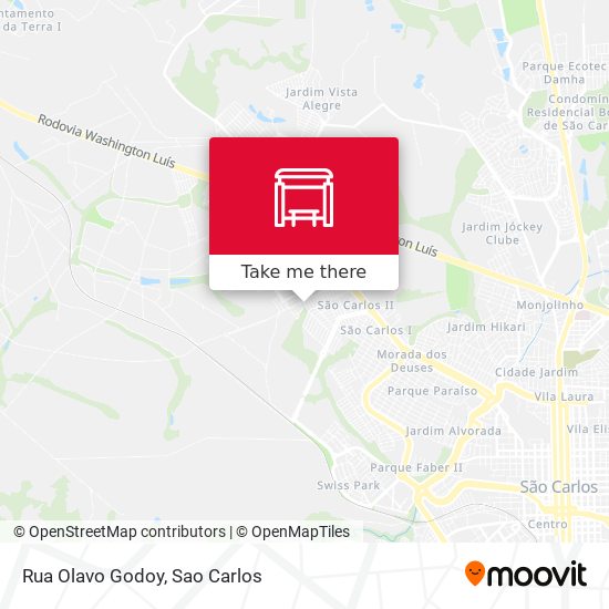 Mapa Rua Olavo Godoy