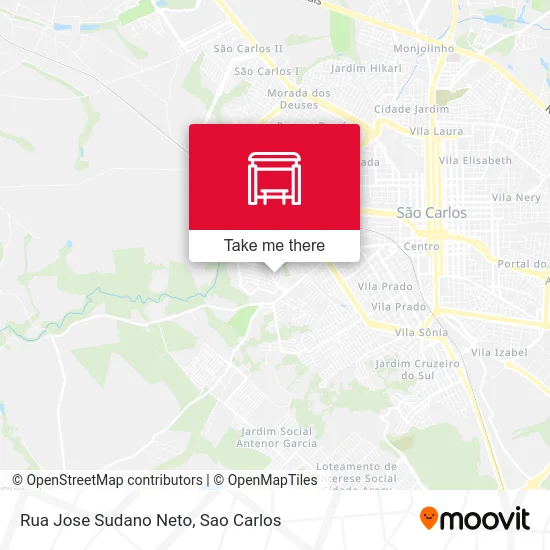Rua Jose Sudano Neto map