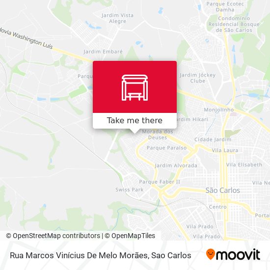 Rua Marcos Vinícius De Melo Morães map