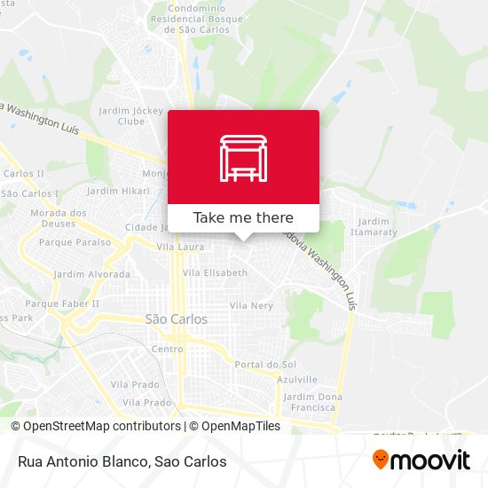 Mapa Rua Antonio Blanco