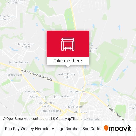 Rua Ray Wesley Herrick - Village Damha I map