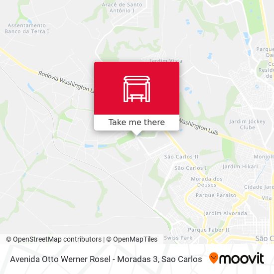 Mapa Avenida Otto Werner Rosel - Moradas 3