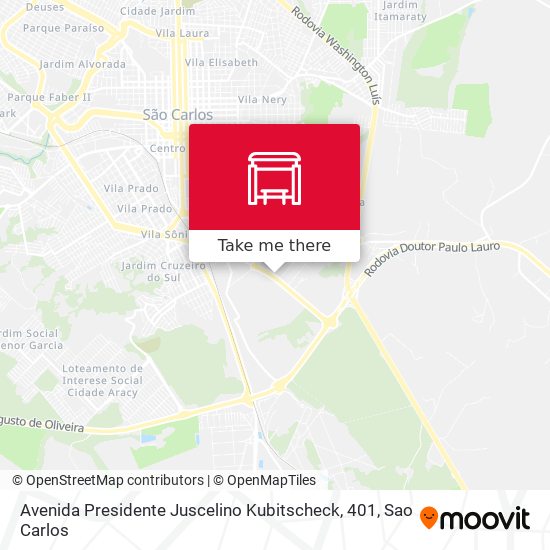 Avenida Presidente Juscelino Kubitscheck, 401 map