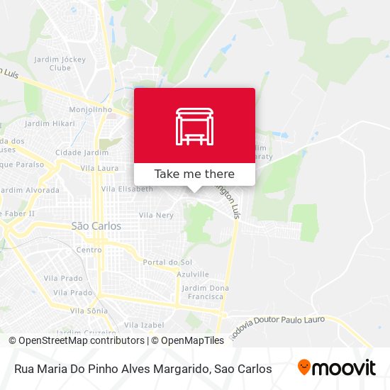 Mapa Rua Maria Do Pinho Alves Margarido