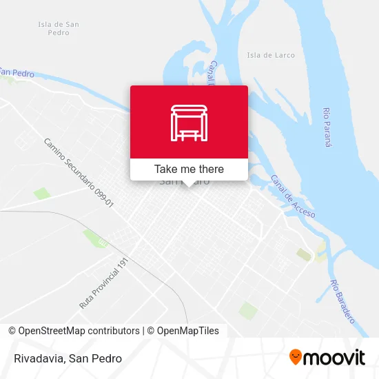 Rivadavia map