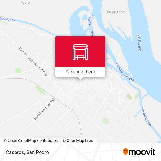Caseros map