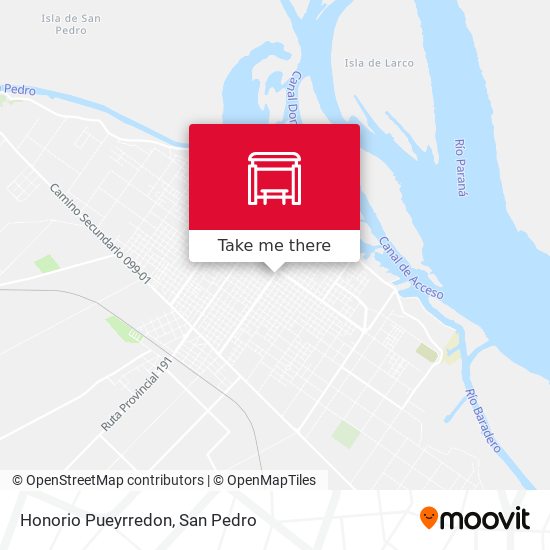 Mapa de Honorio Pueyrredon