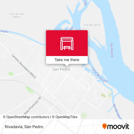 Rivadavia map