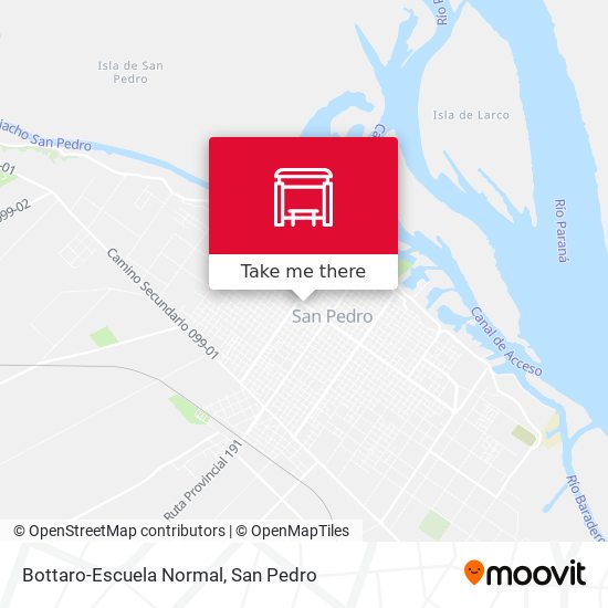 Bottaro-Escuela Normal map