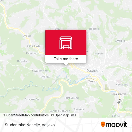 Student Village map