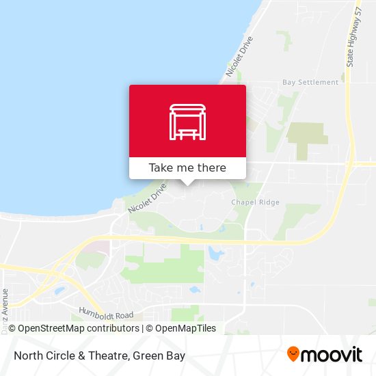 North Circle & Theatre map