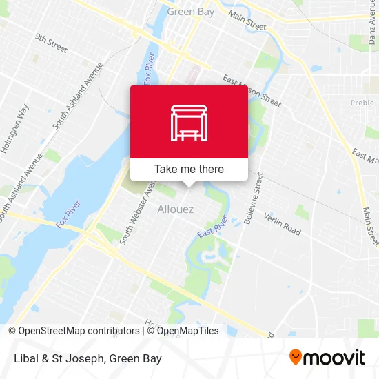 Libal & St Joseph map