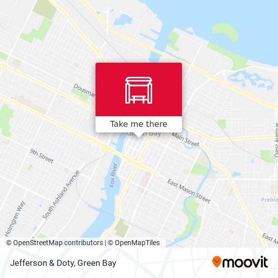 Jefferson & Doty map