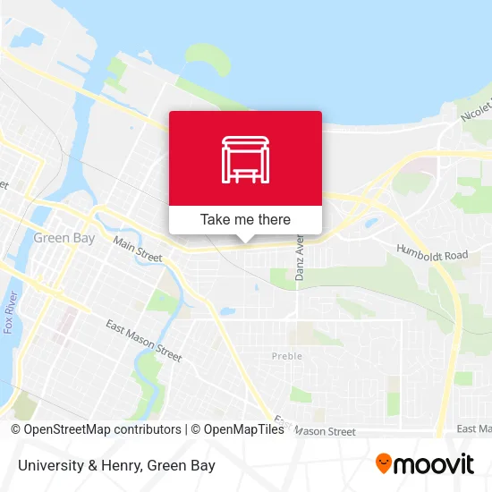 Mapa de University & Henry