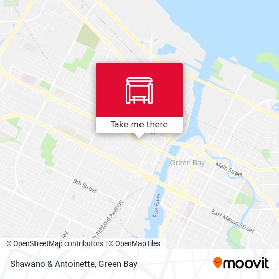 Shawano & Antoinette map