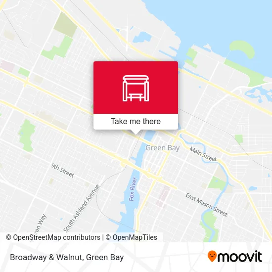 Mapa de Broadway & Walnut