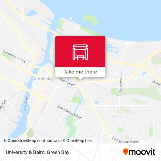 Mapa de University & Baird