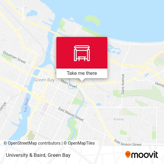 Mapa de University & Baird