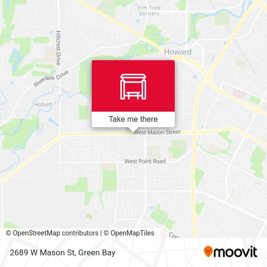 2689 W Mason St map