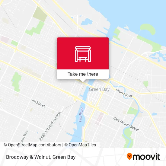 Mapa de Broadway & Walnut
