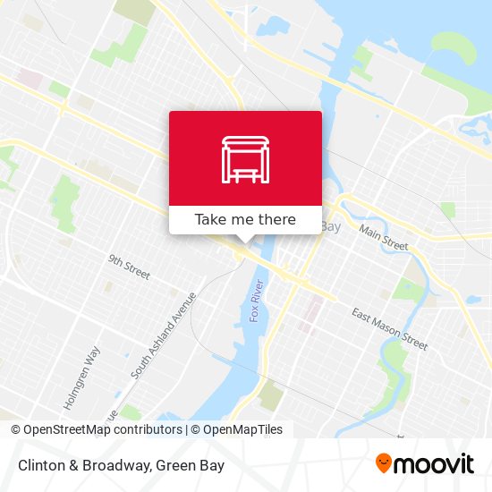 Mapa de Clinton & Broadway