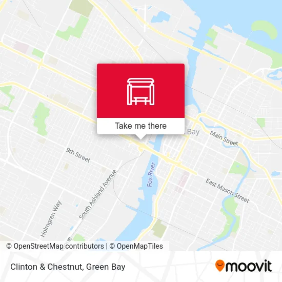 Mapa de Clinton & Chestnut