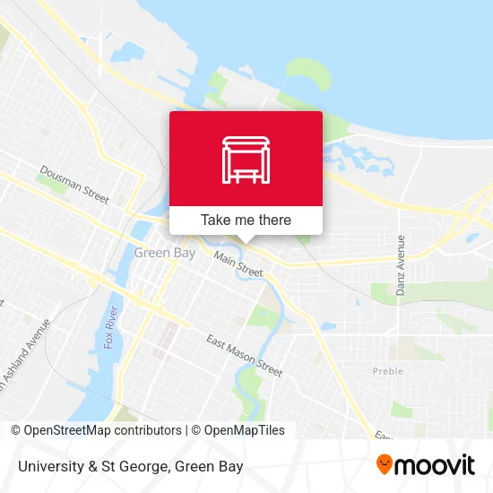 Mapa de University & St George