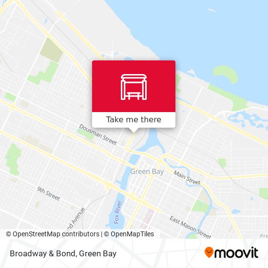 Broadway & Bond map