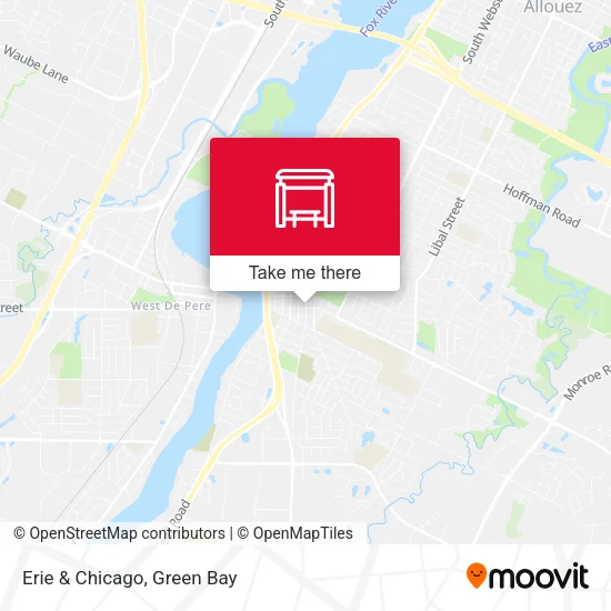 Mapa de Erie & Chicago