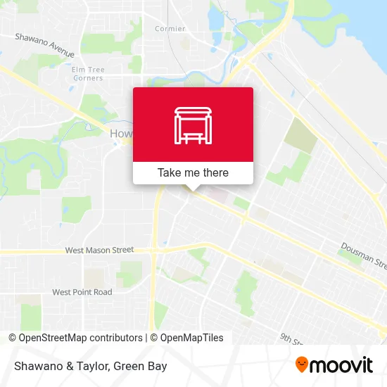 Shawano & Taylor map