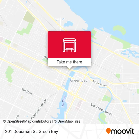 Mapa de 201 Dousman St