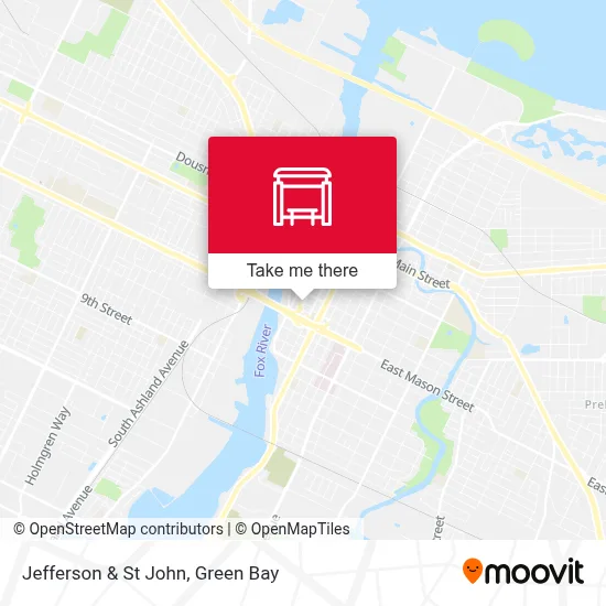 Jefferson & St John map